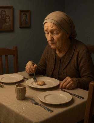 Mother Who Set the Table for Three